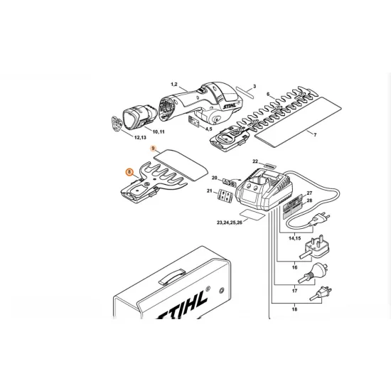 STIHL  Nóż do trawy 4515 820 3500